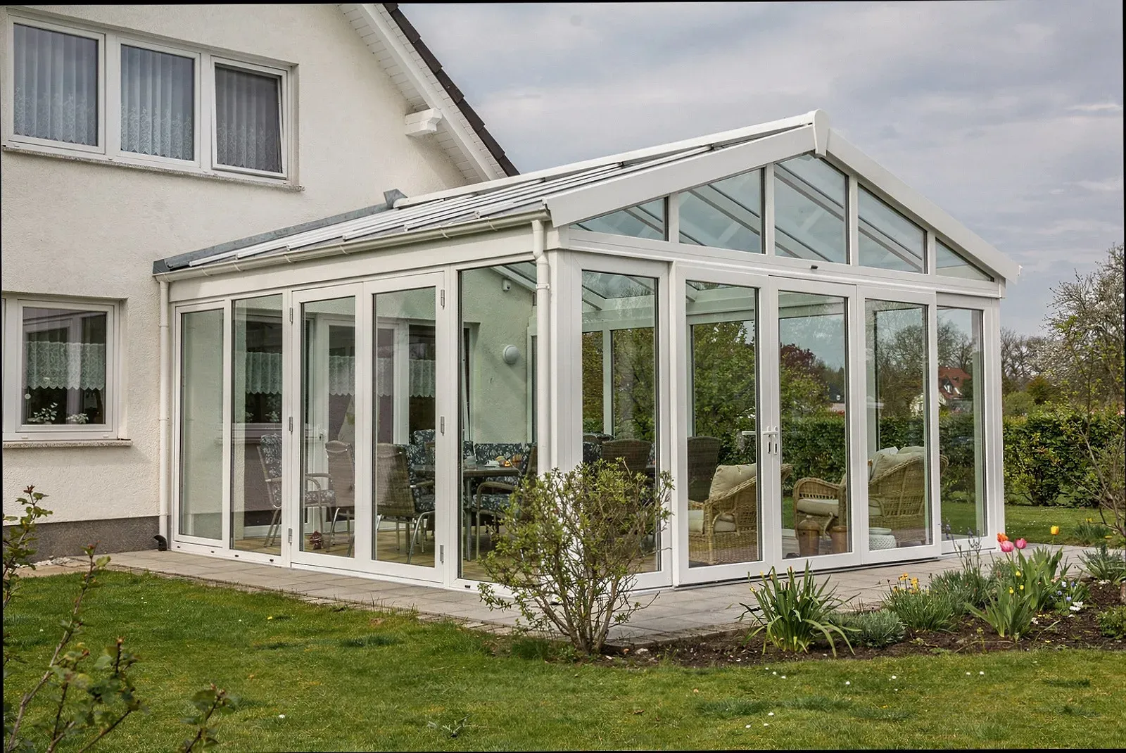 Wintergarten-Anbau an einem Bestandshaus in Schwerte